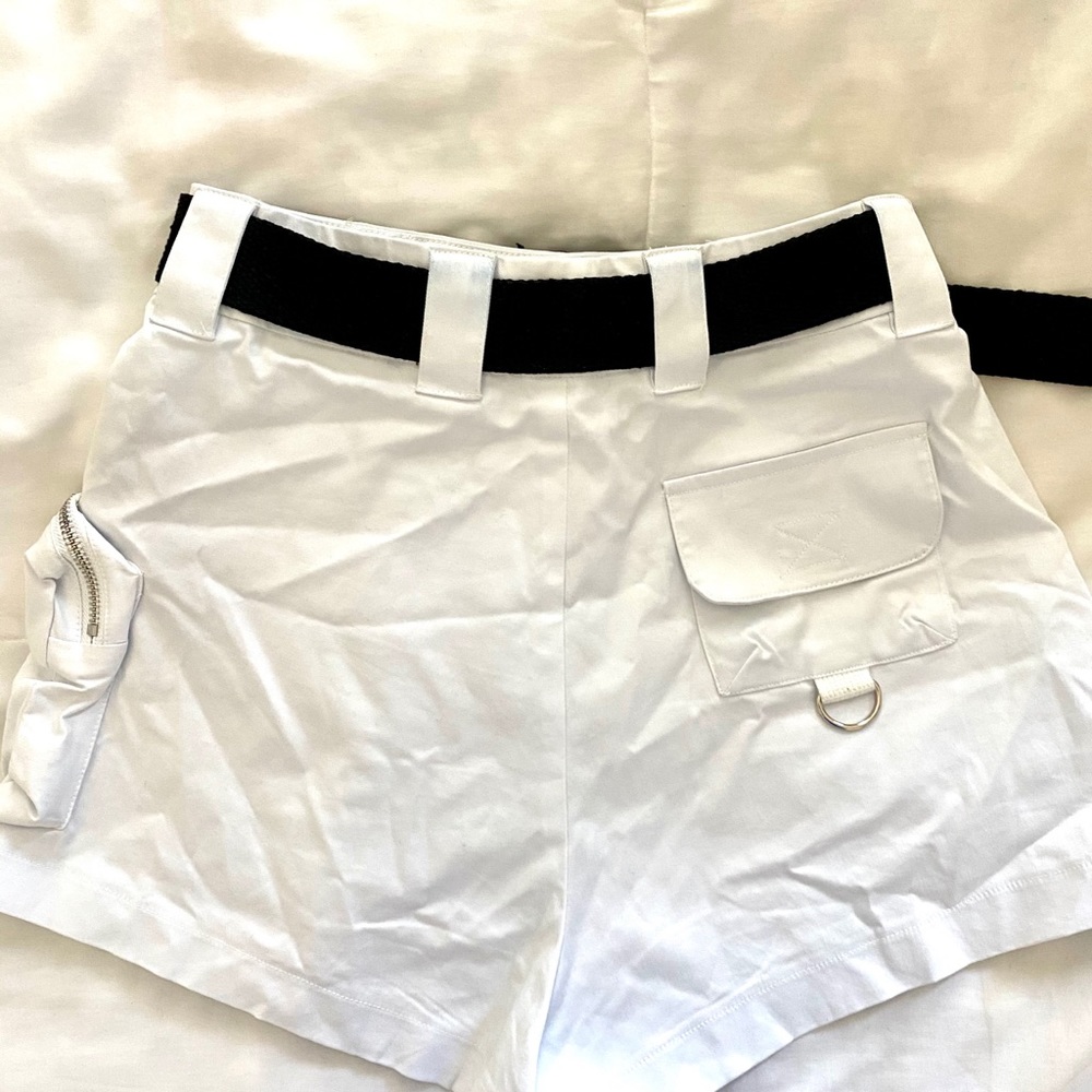 I.AM.GIA Edam Belted Utility Short - White - Picture 6 of 12